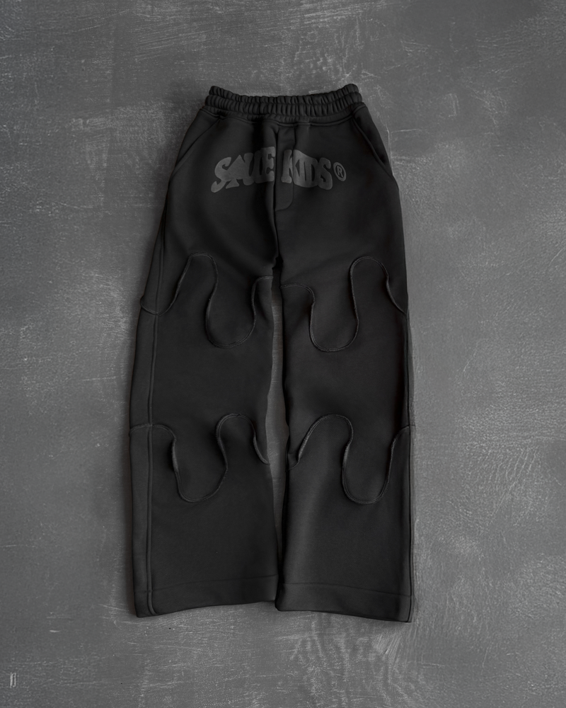 Black Drip Pants