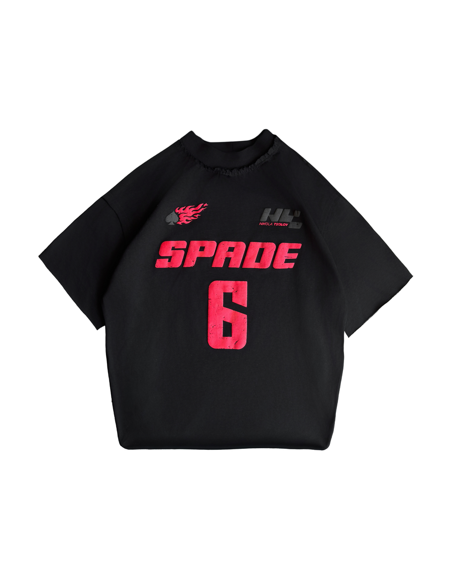 SPADE 6 BLACK TEE