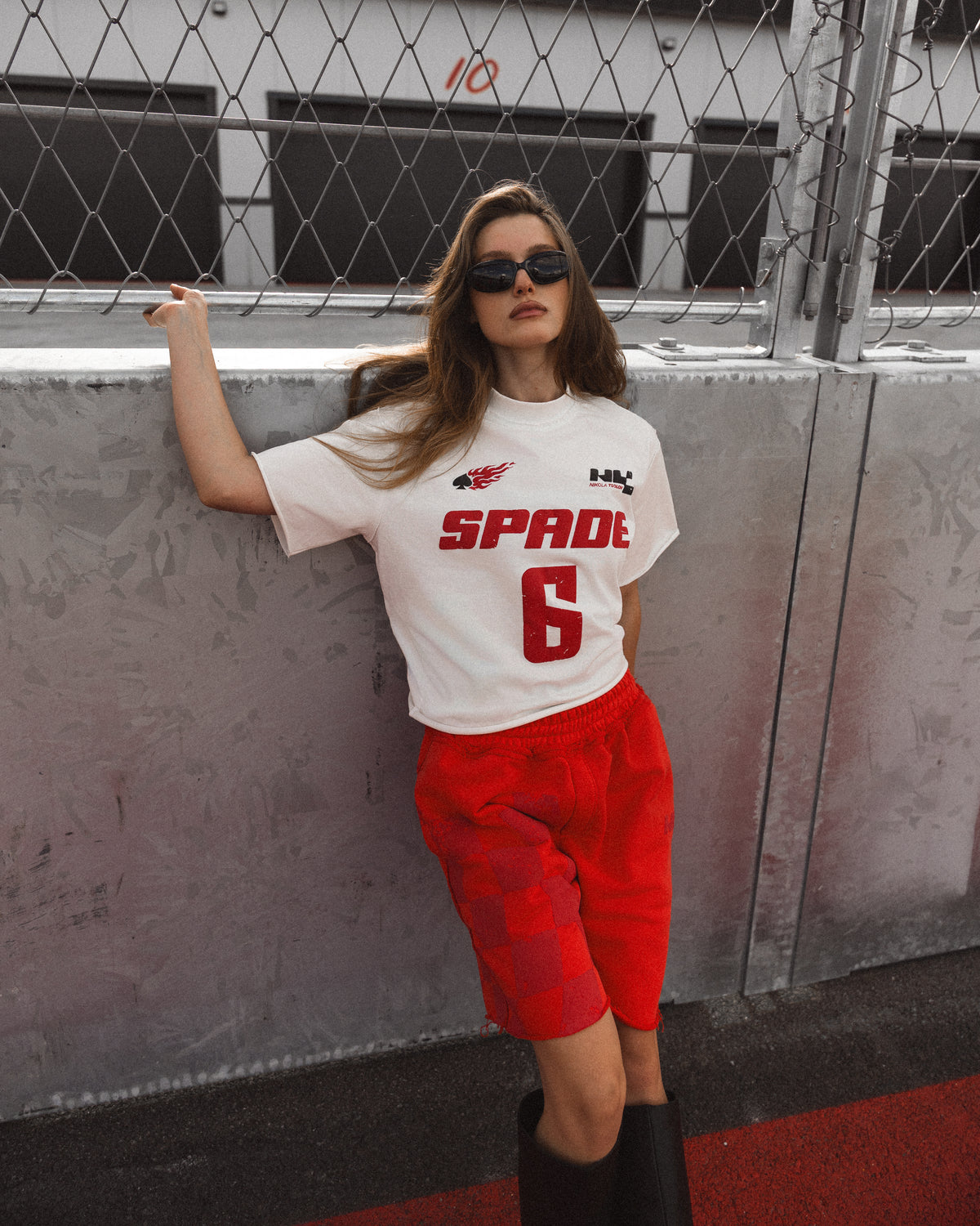 SPADE 6 WHITE TEE