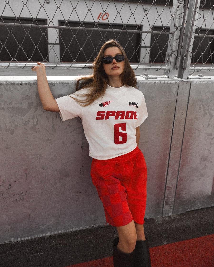 SPADE 6 RED SHORTS