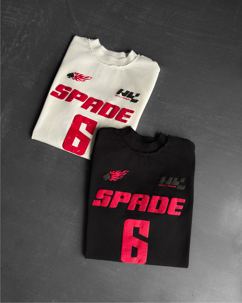 SPADE 6 BLACK TEE