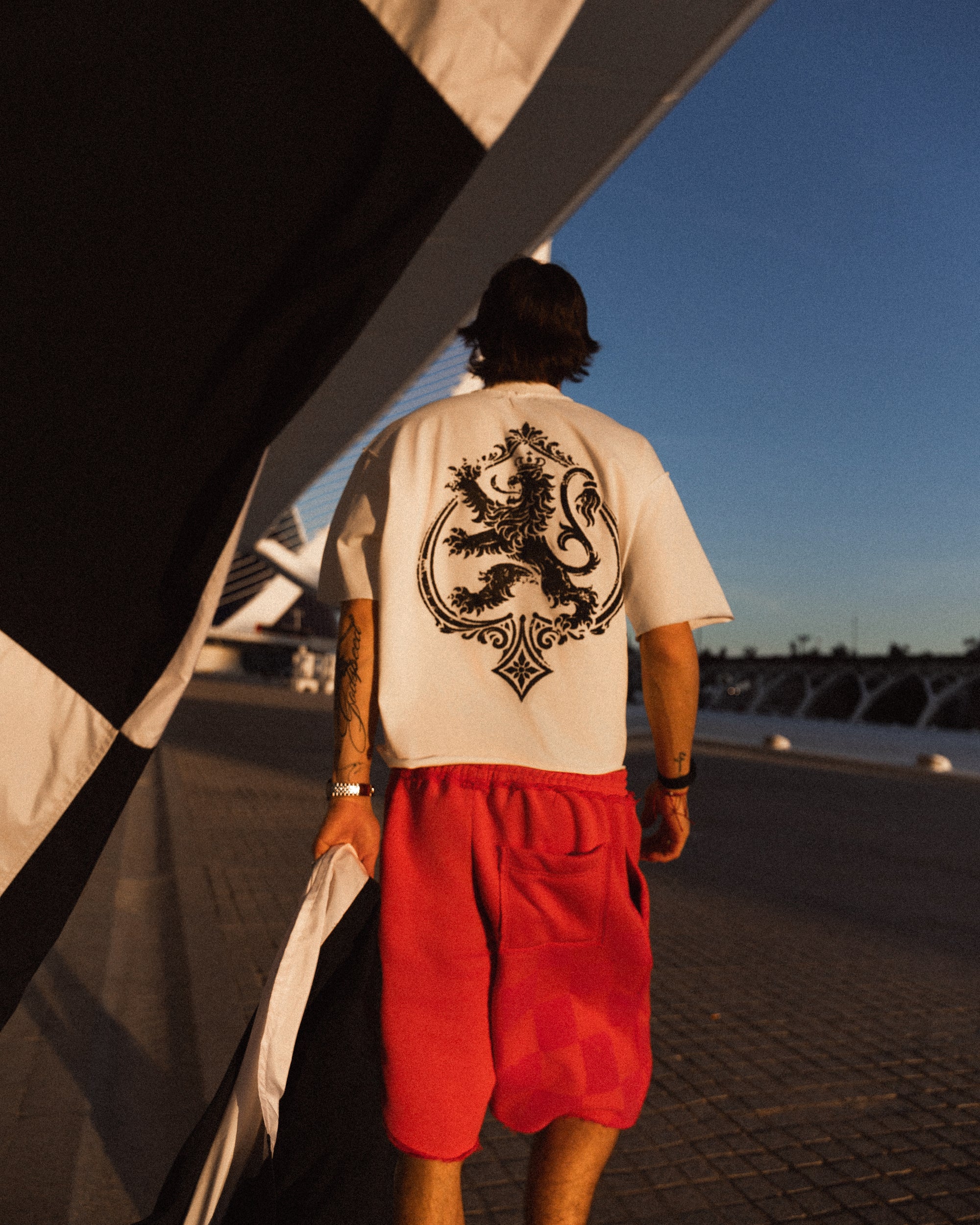 SPADE 6 WHITE TEE