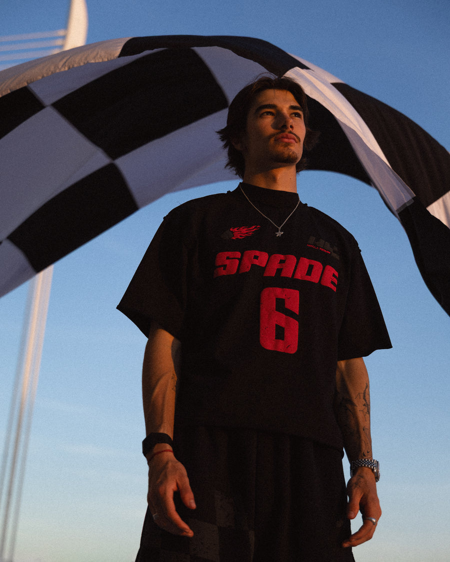 SPADE 6 BLACK TEE