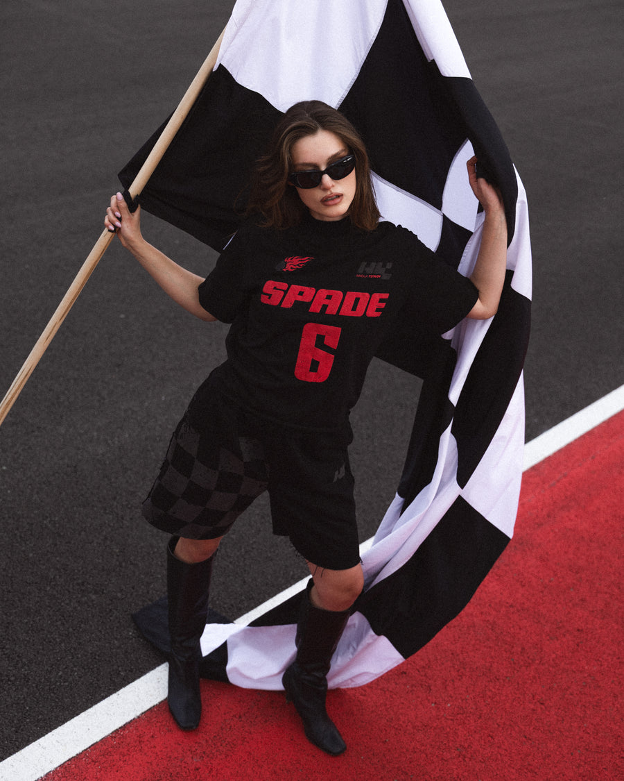 SPADE 6 BLACK SHORTS