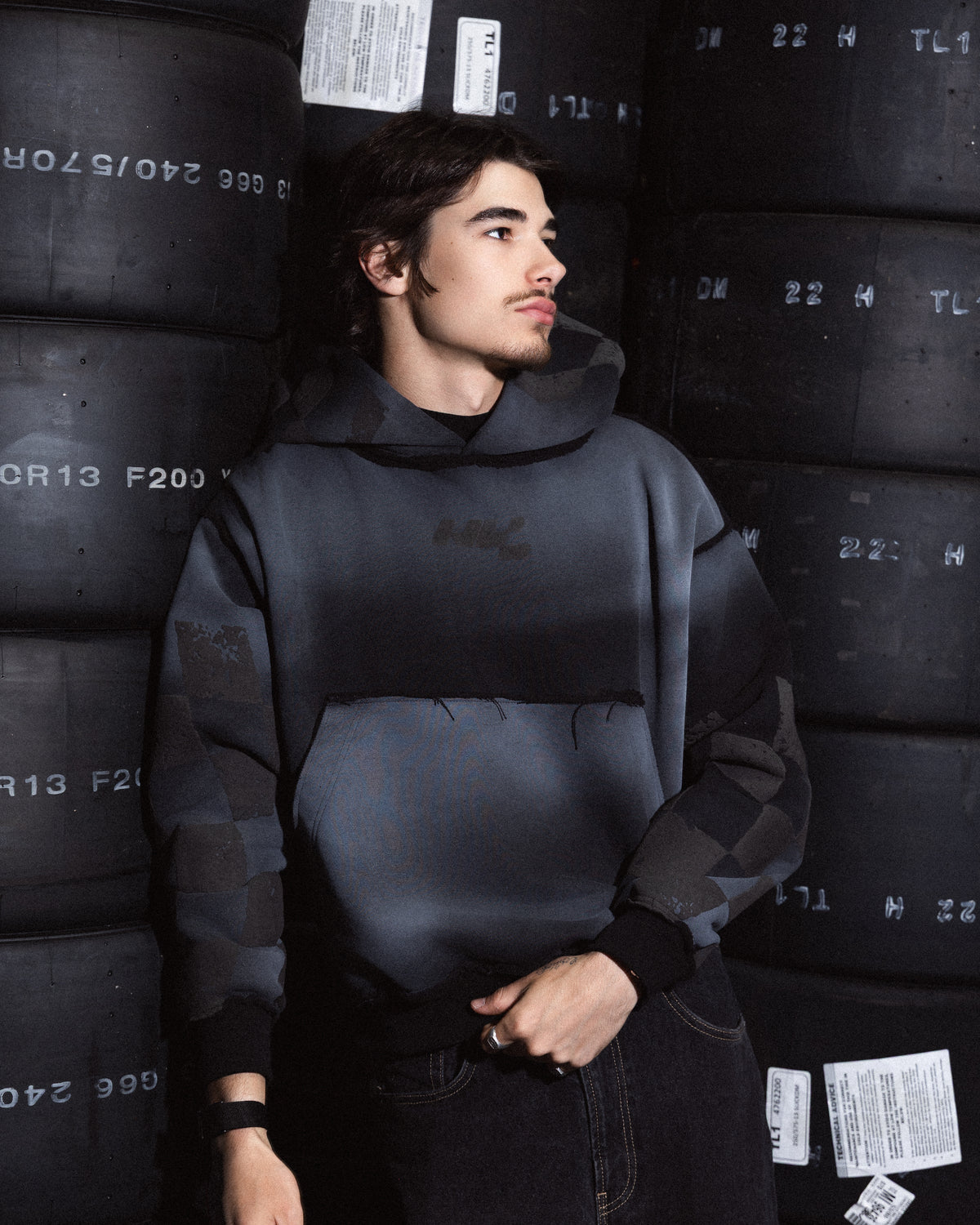 SPADE 6 BLACK HOODIE