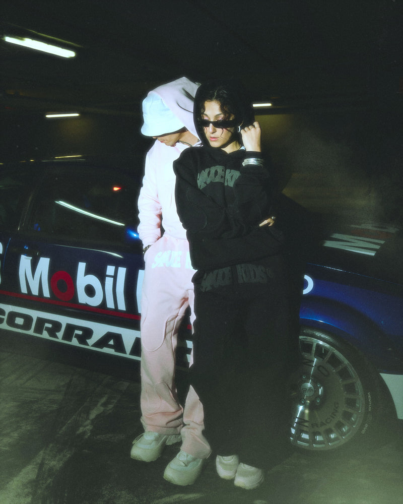 Black Drip Pants