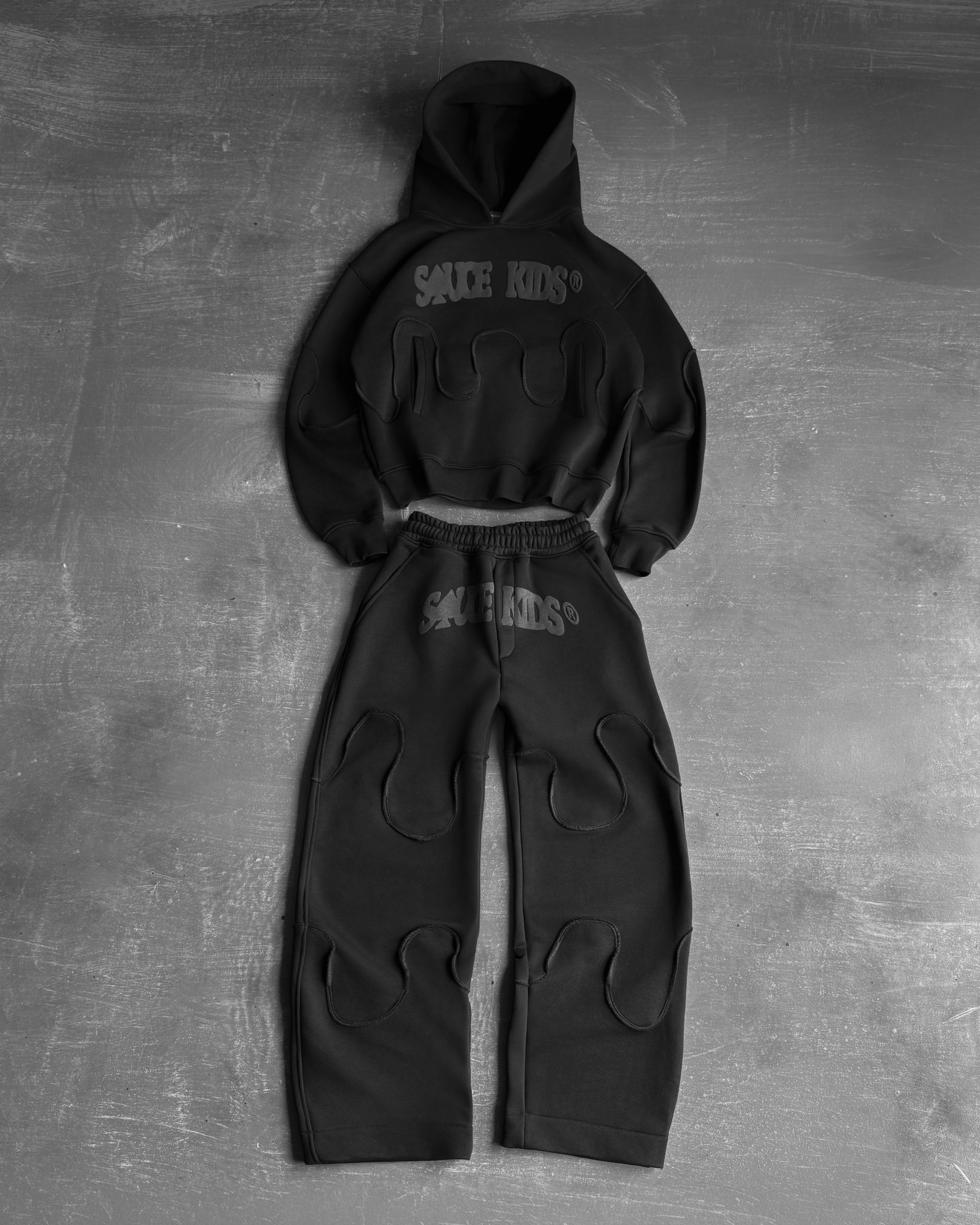 Black Drip Pants