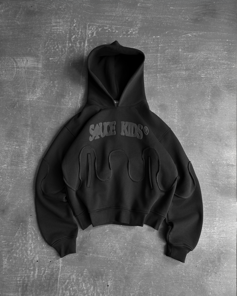 Black Drip Hoodie