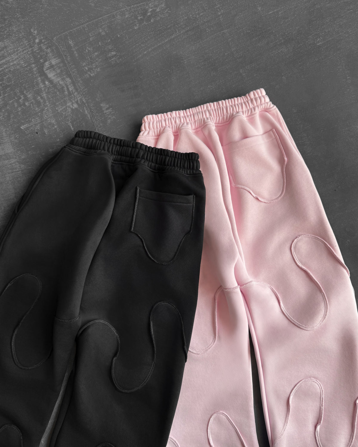 Black Drip Pants