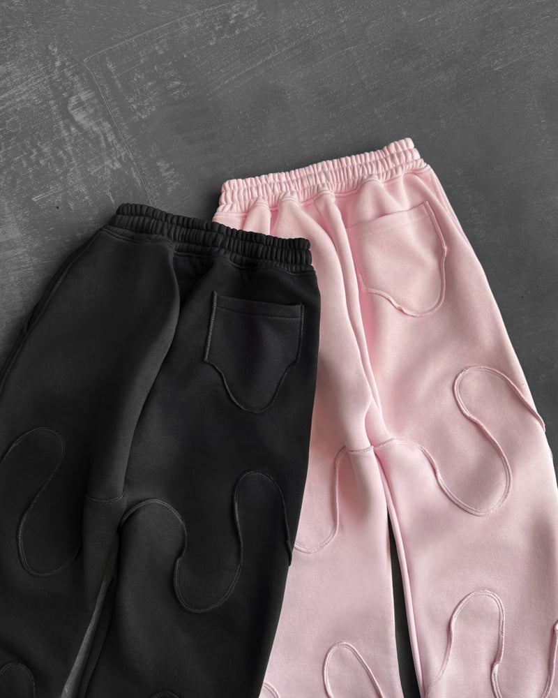 Black Drip Pants