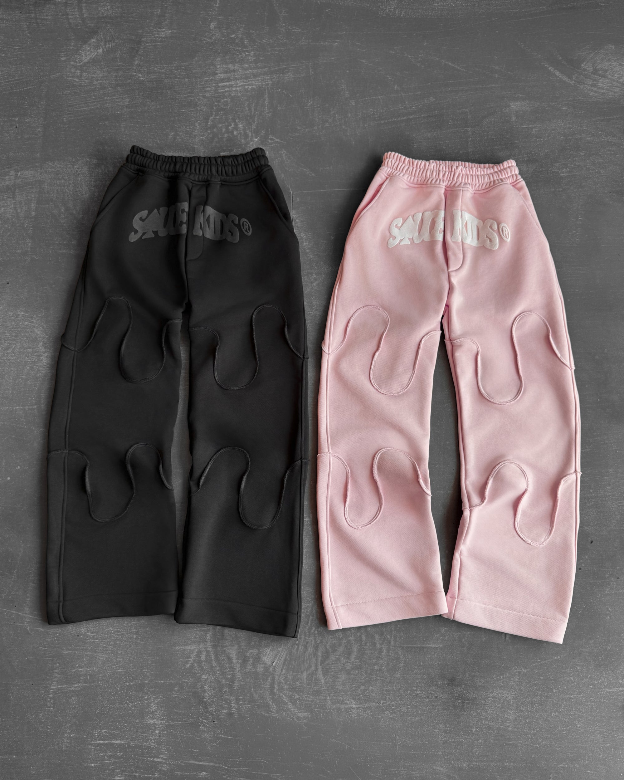 Black Drip Pants