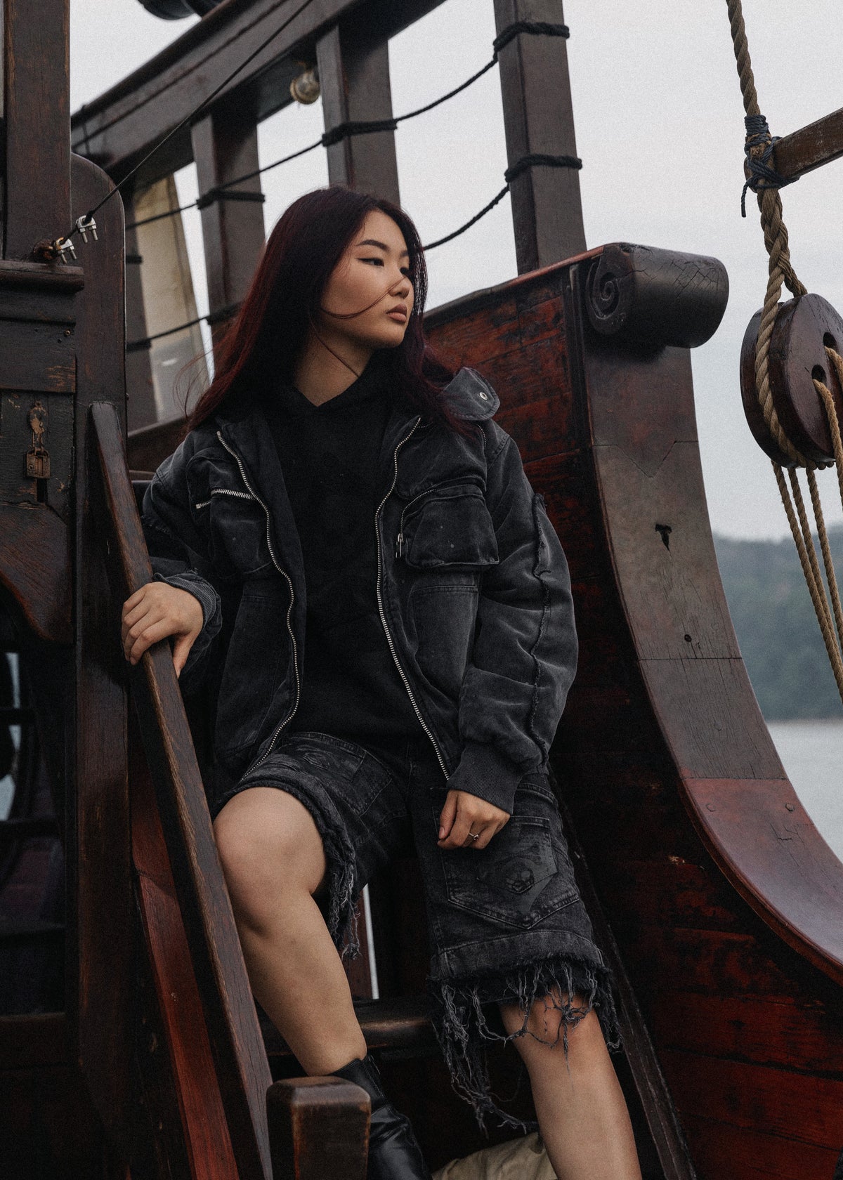 Black Pearl Denim Jacket